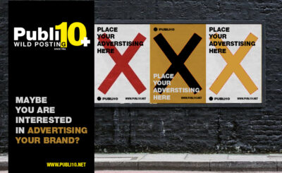 Publi10+ Wild Posting. Pegada de carteles, Graffitis y más... Agencia de Street Marketing líder en el sector, establecida en Madrid (España) desde hace más de 37 años. COBERTURA TOTAL A NIVEL NACIONAL